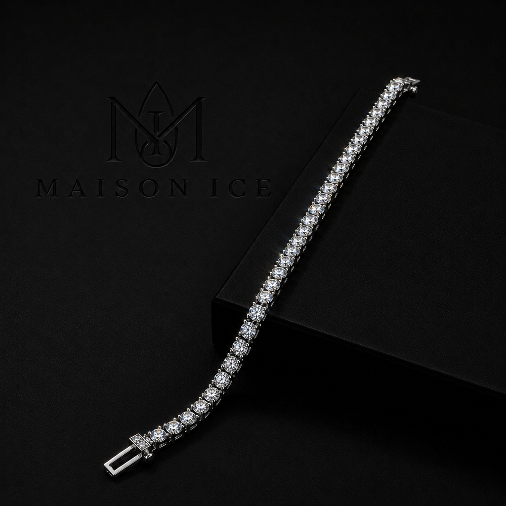 Tennis Chain VVS 4mm - Plata 925 - 7.5 in