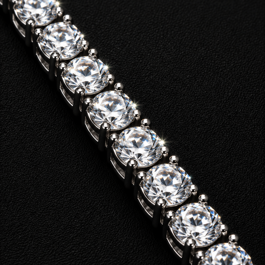 Tennis Chain VVS 4mm - Plata 925 - 7.5 in