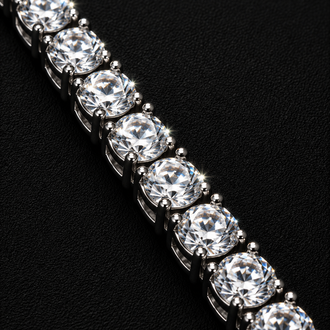 Tennis Chain VVS 4mm - Plata 925 - 7.5 in