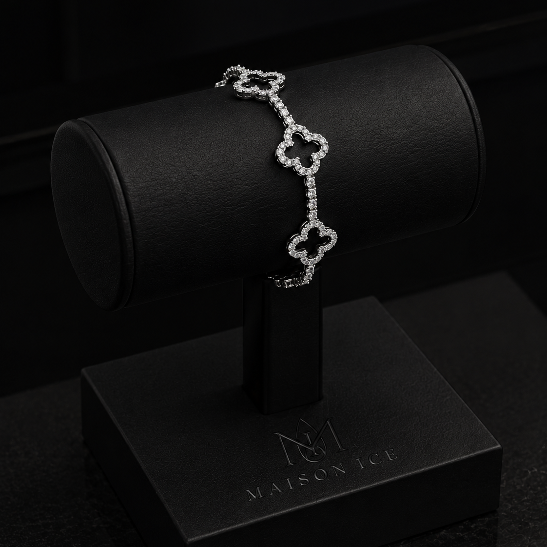 Brazalete Van Cleef Iced Moissanite VVS