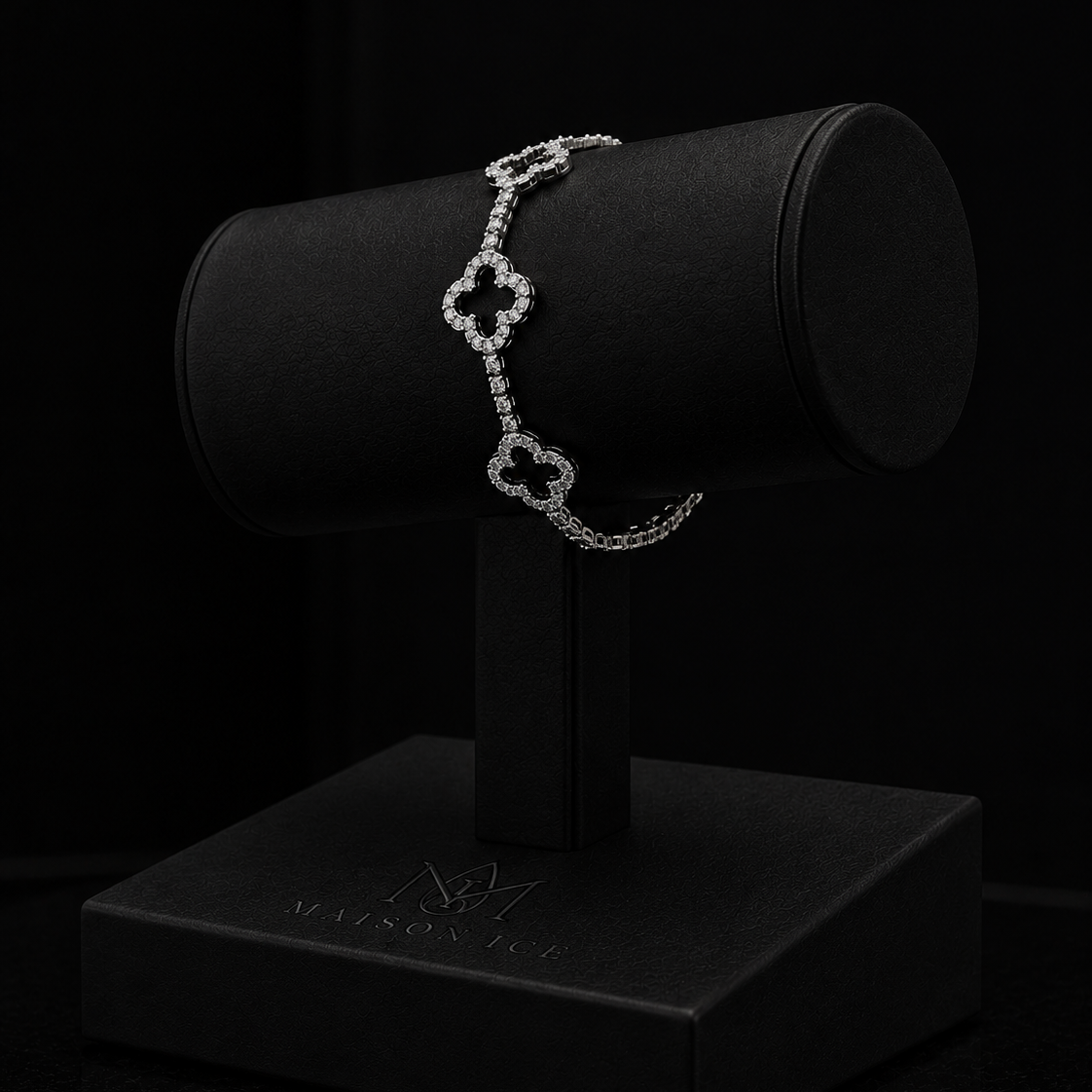 Brazalete Van Cleef Iced Moissanite VVS