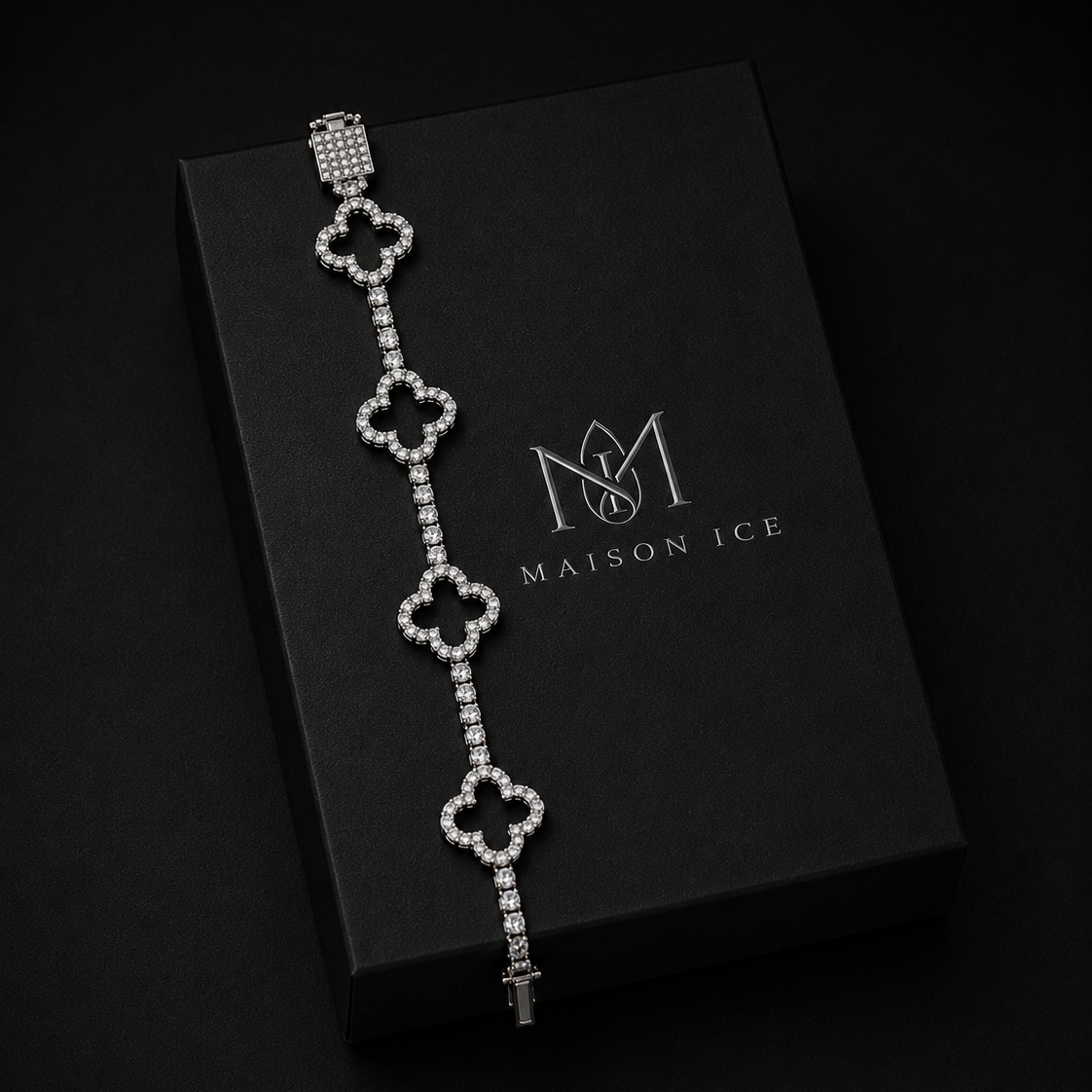 Brazalete Van Cleef Iced Moissanite VVS