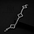 Brazalete Van Cleef Iced Moissanite VVS