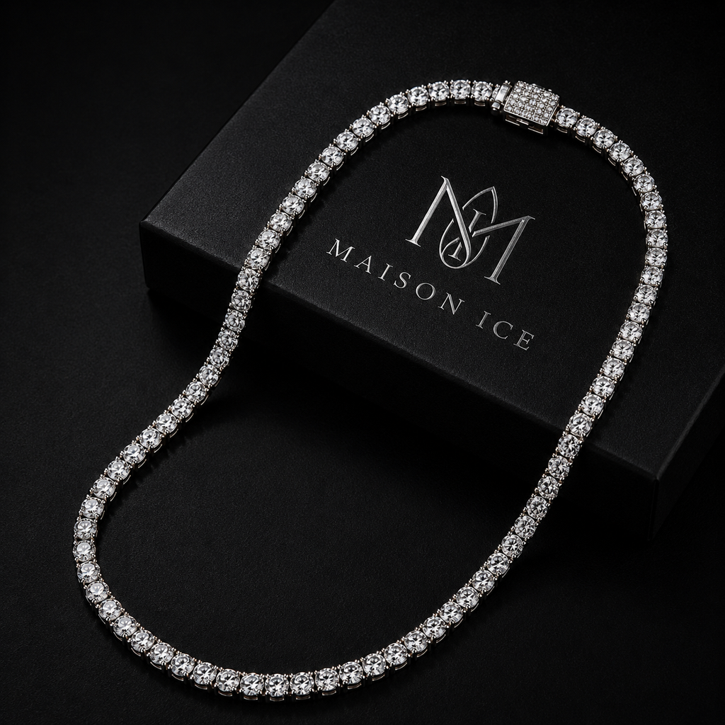 Tennis Chain VVS 4mm - Plata 925 - 20in